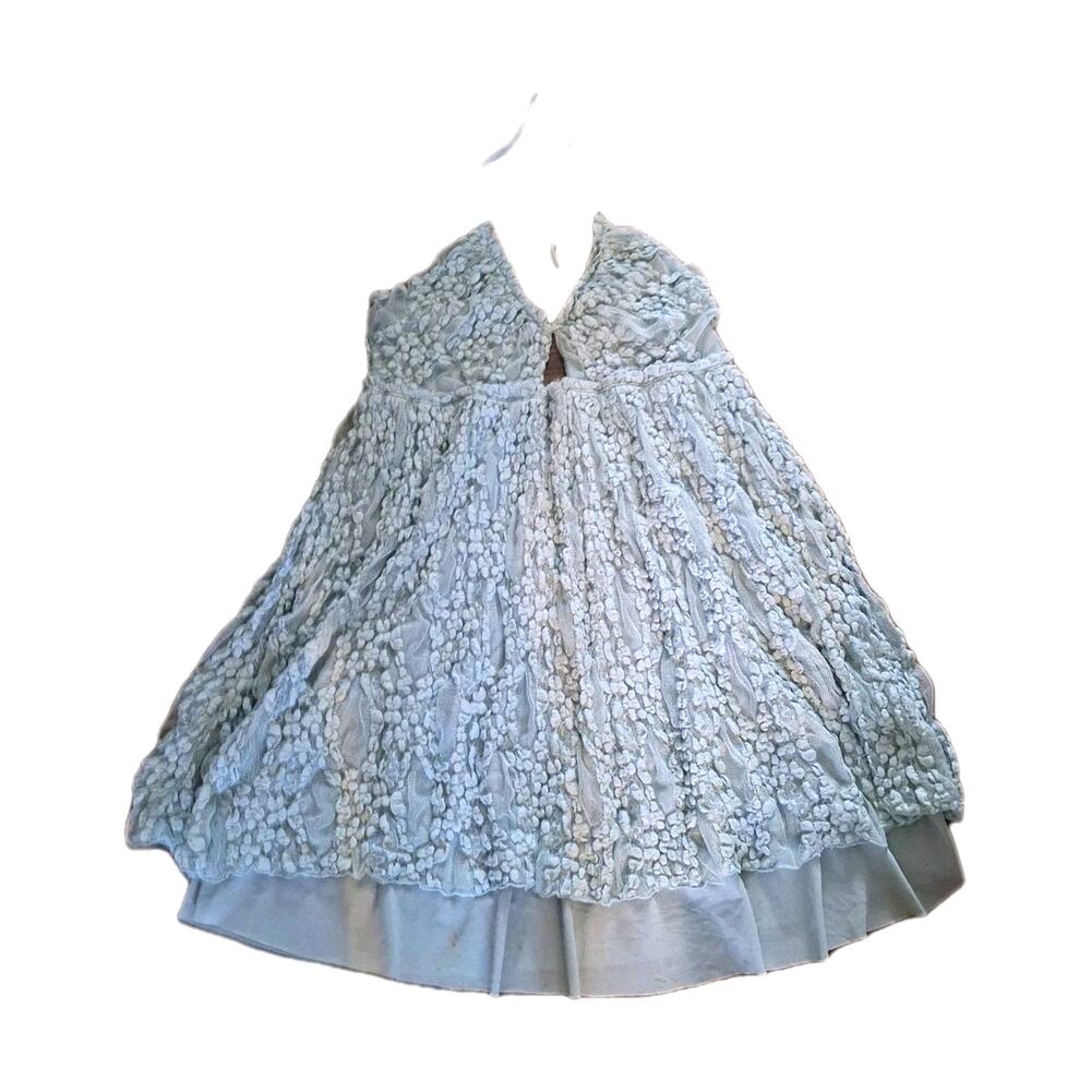 NWT Intimately Free People Seafoam Lacy Babydoll Dress M Fairy Y2K Boho Party